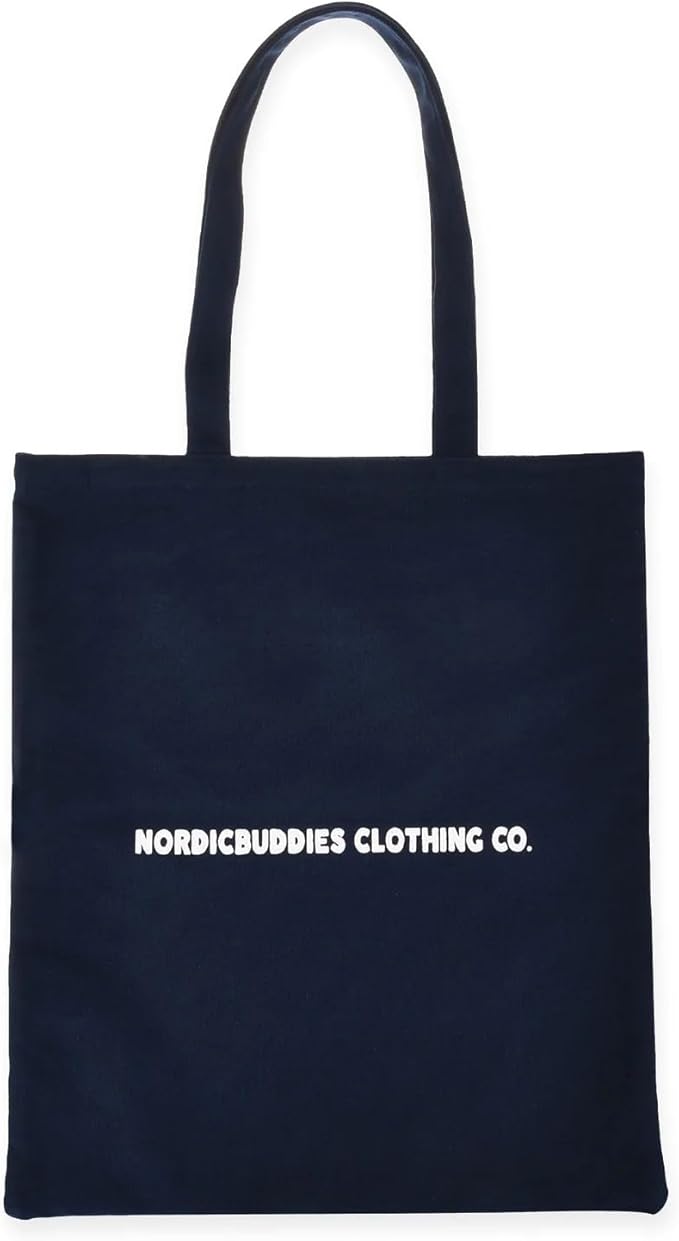 Moomintroll Camping, Moomin Tote Bag, Navy Blue - Aamu.co.uk - NordicBuddies