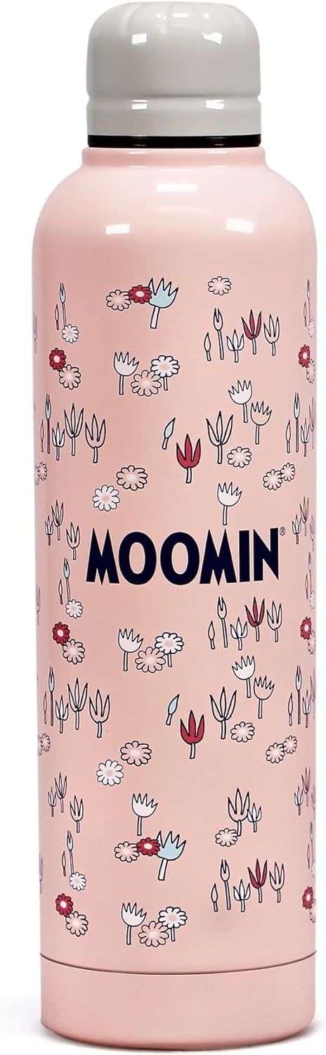 Moomin Metal Water Bottle - Moomintroll - Aamu.co.uk - Half Moon Bay - Aamu.co.uk