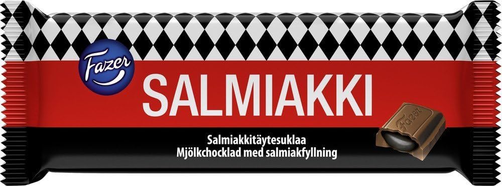 Salmiakki Chocolate 100g - Aamu.co.uk - Fazer - Aamu.co.uk