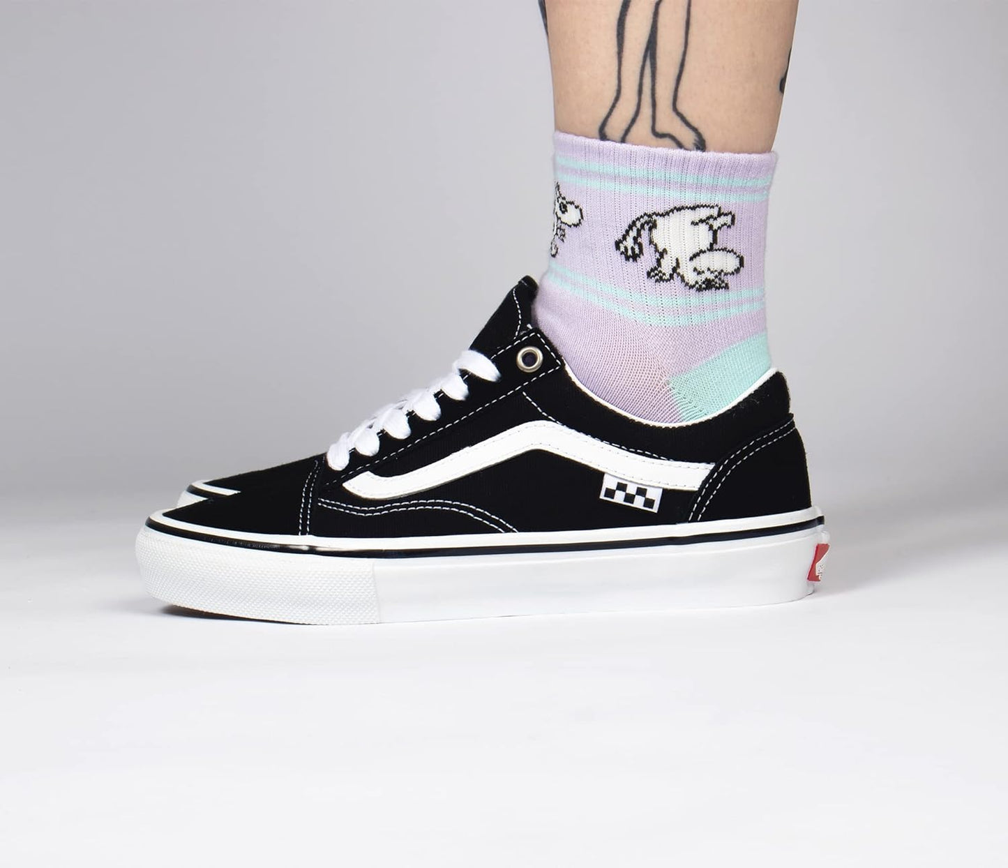 Moomintroll Ladies Moomin Retro Ankle Socks, Purple, EU36-42, UK3-9 - Aamu.co.uk - NordicBuddies - Aamu.co.uk