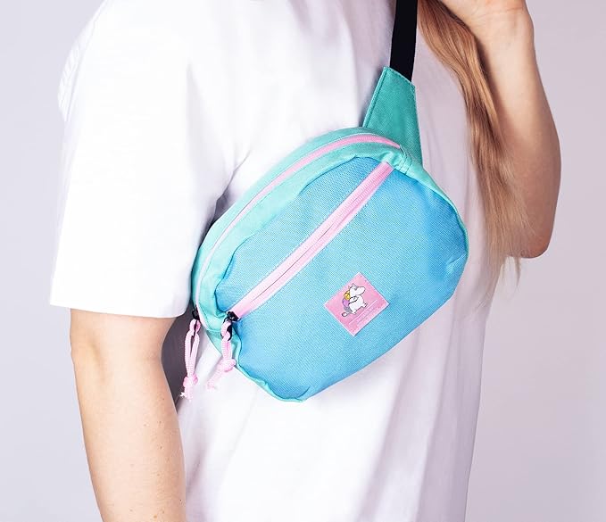 Moomintroll Adventure Moomin Retro Waist Bag, Blue, One Size - Aamu.co.uk - NordicBuddies - Aamu.co.uk