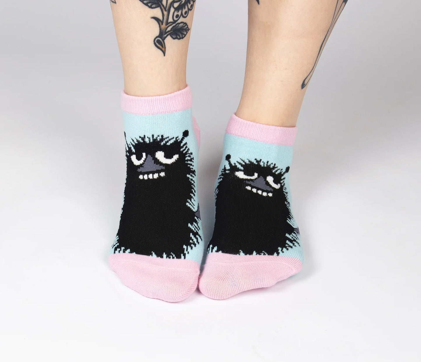 Stinky, Ladies Moomin Ankle Socks, Pink/Light blue, EU36-42, UK3-9 - Aamu.co.uk - NordicBuddies - Aamu.co.uk