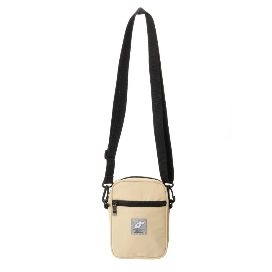 Moomintroll Running Moomin Urban Neck Bag Luggage-Messenger, Beige, One Size - Aamu.co.uk - NordicBuddies