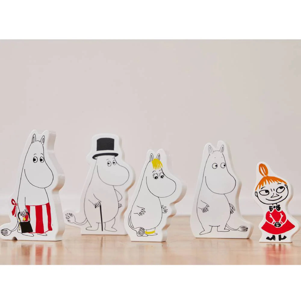 Moomin Family Wooden Figurine 5-set - Aamu.co.uk - Barbo