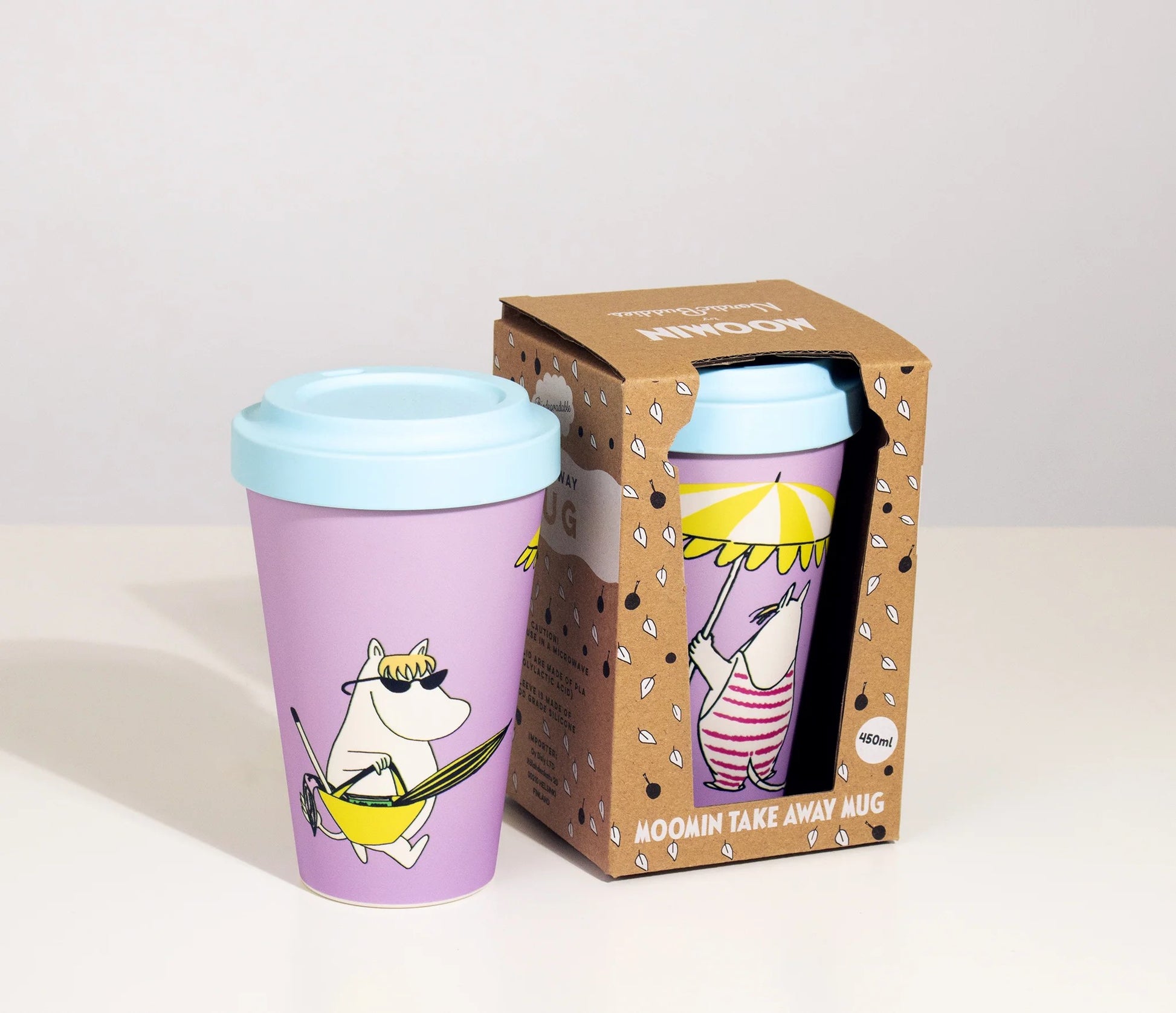 Snorkmaiden at The Beach Takeaway Mug - Aamu.co.uk - NordicBuddies - Aamu.co.uk
