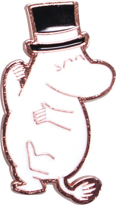 Moomins Pin Badge - Moominpappa - Aamu.co.uk - Half Moon Bay