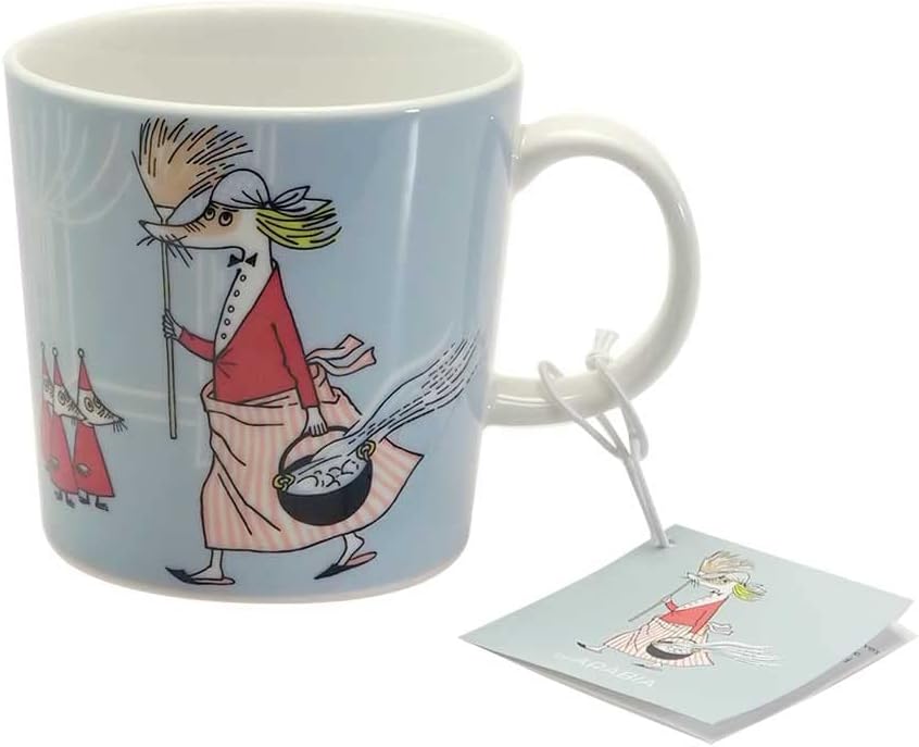 Moomin Mug 0.3L Fillyjonk Grey - Aamu.co.uk - Arabia - Aamu.co.uk