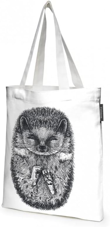 Bear and Hedgehog Tote Bag - Finlayson - Aamu.co.uk - Finlayson - Aamu.co.uk