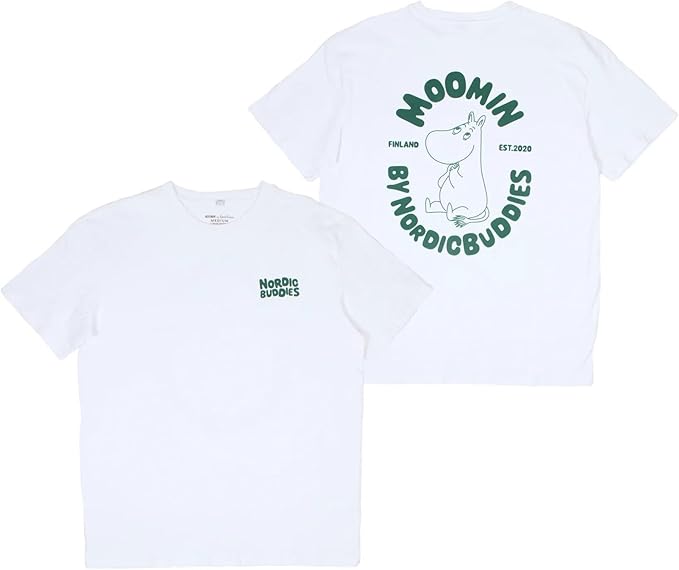 T-Shirt - Moomintroll - White - Aamu.co.uk - NordicBuddies