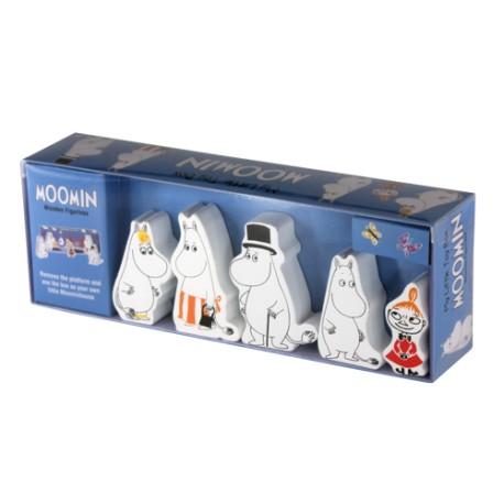 Moomin Family Wooden Figurine 5-set - Aamu.co.uk - Barbo