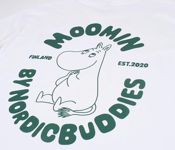 T-Shirt - Moomintroll - White - Aamu.co.uk - NordicBuddies