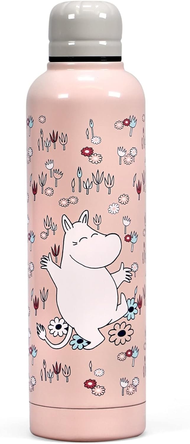 Moomin Metal Water Bottle - Moomintroll - Aamu.co.uk - Half Moon Bay - Aamu.co.uk