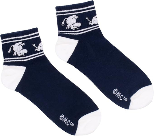 Nordicbuddies Moomintroll Running Men's Moomin Retro Ankle Socks, EU40-45 - Aamu.co.uk - NordicBuddies - Aamu.co.uk
