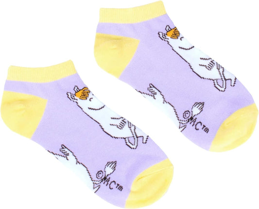 Snorkmaiden Happiness Ladies Moomin Ankle Socks, Purple, EU36-42, UK3-9 - Aamu.co.uk - NordicBuddies - Aamu.co.uk