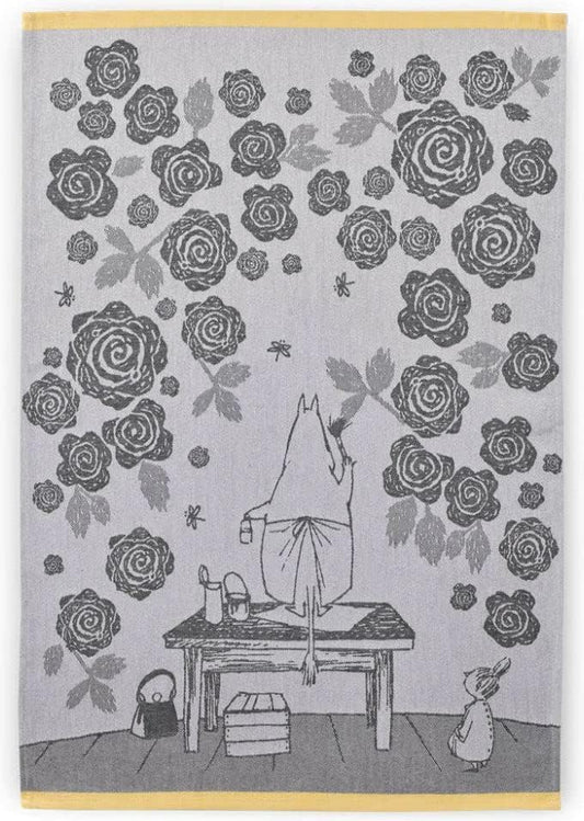 Moomin Kitchen Towel Set - Finlayson - Moominmamma's rose garden - Aamu.co.uk - Finlayson - Aamu.co.uk