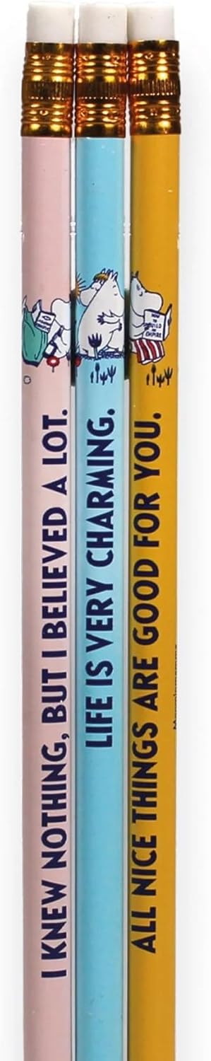 Set of 3 Moomin Pencils - Aamu.co.uk - Half Moon Bay