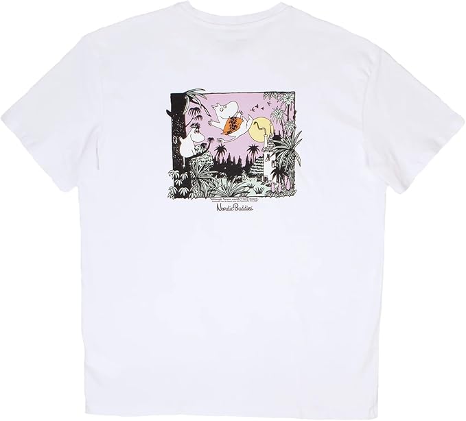 T-Shirt - Moomin Jungle - White - Aamu.co.uk - NordicBuddies