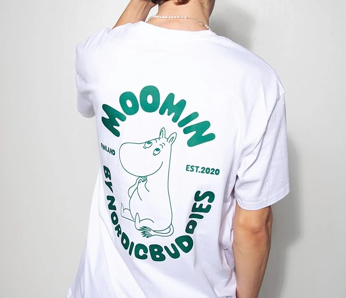 T-Shirt - Moomintroll - White - Aamu.co.uk - NordicBuddies