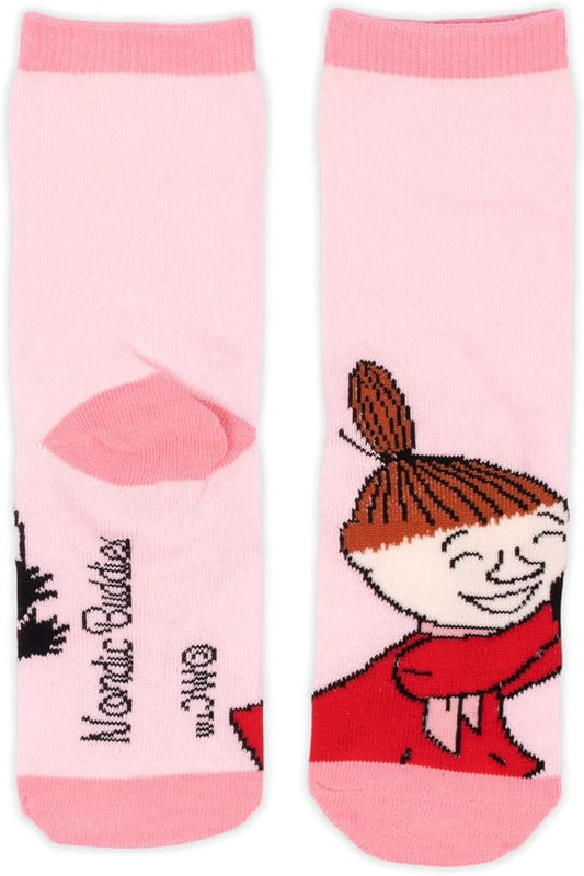Little My Happiness Kids Moomin Socks, Pink/Red - Aamu.co.uk - NordicBuddies - Aamu.co.uk