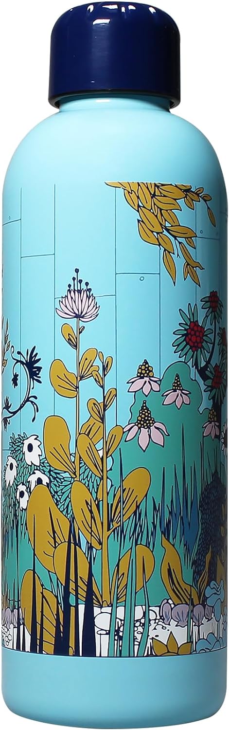 Moomin Metal Water Bottle - Doorstep - Aamu.co.uk - Half Moon Bay - Aamu.co.uk