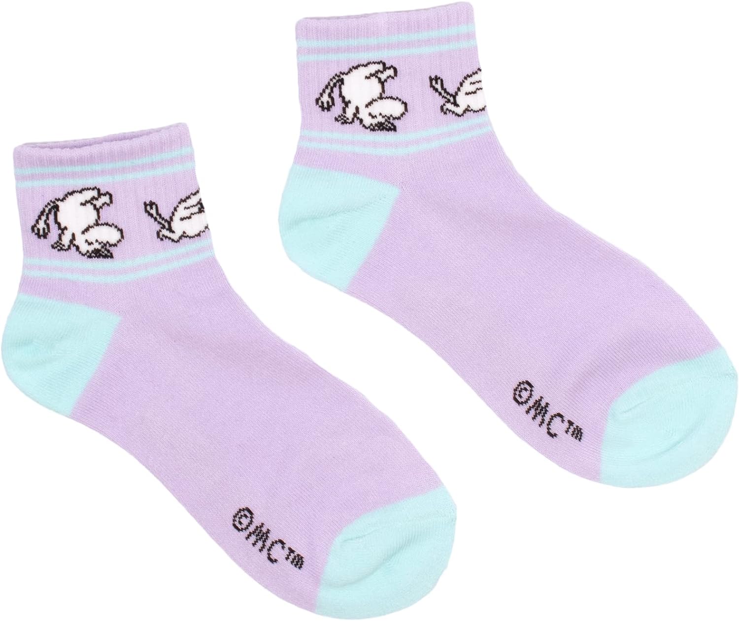 Moomintroll Ladies Moomin Retro Ankle Socks, Purple, EU36-42, UK3-9 - Aamu.co.uk - NordicBuddies - Aamu.co.uk