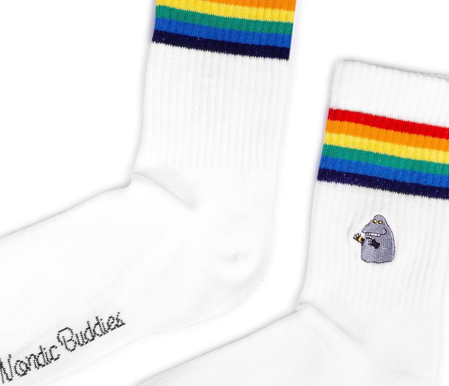 The Groke Ladies Moomin Socks, White, EU36-42, UK3-9 - Aamu.co.uk - NordicBuddies - Aamu.co.uk