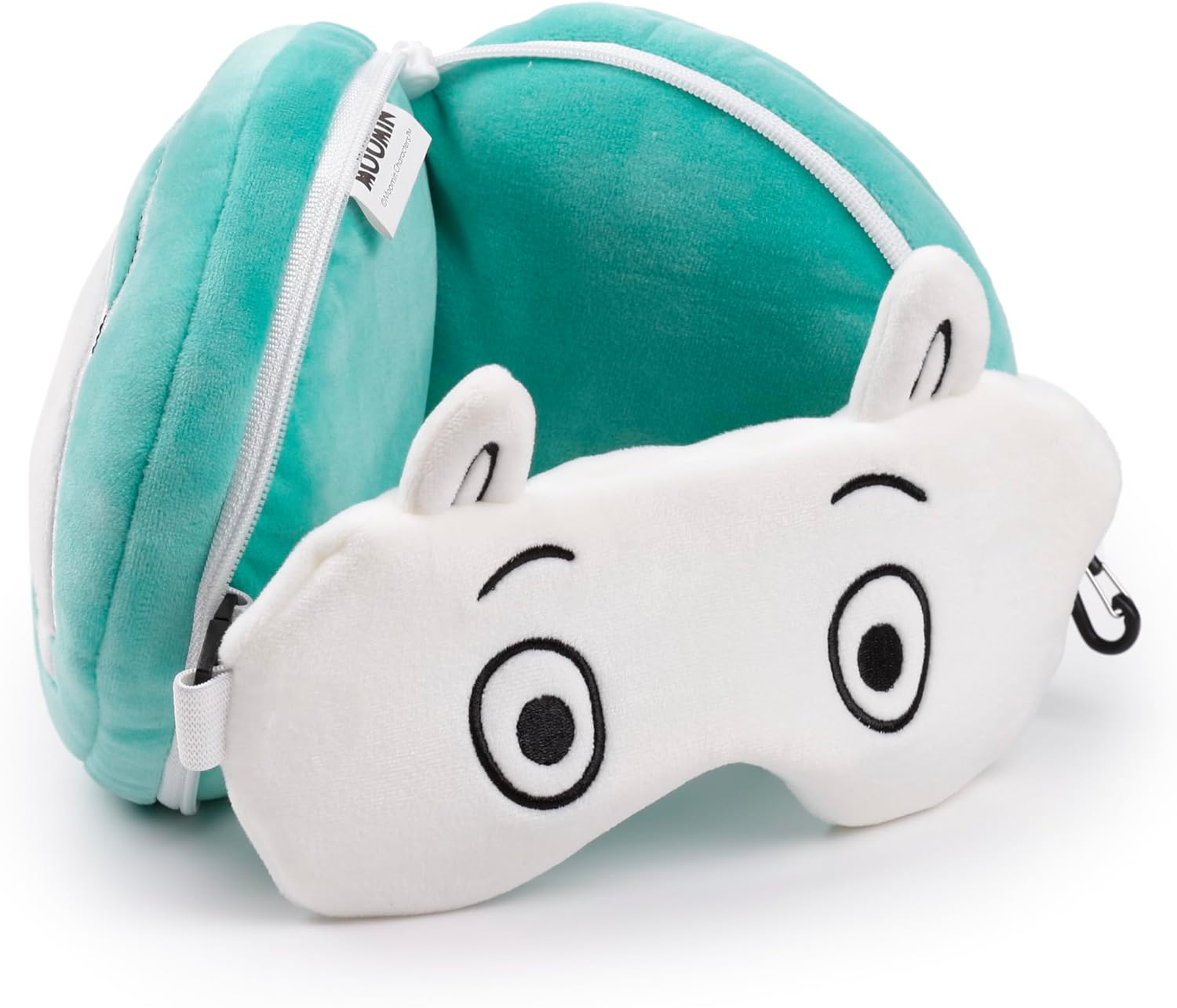 Relaxeazzz Moomin Plush Travel Pillow & Eye Mask - Aamu.co.uk - Puckator - Aamu.co.uk