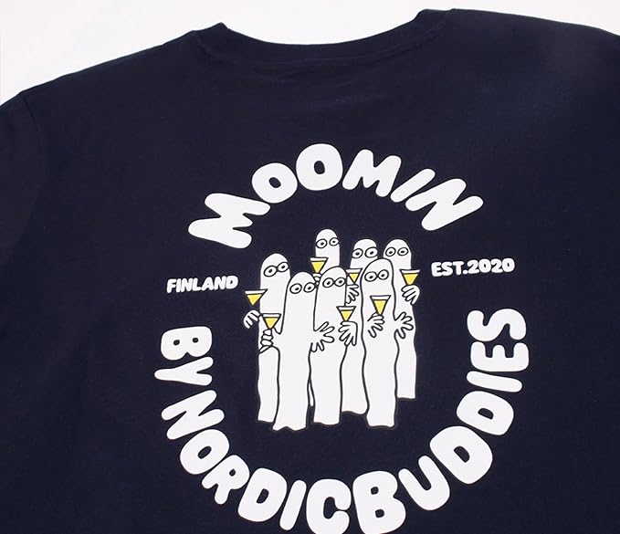 Nordicbuddies T-Shirt - Hattifatteners - Navy - Aamu.co.uk - NordicBuddies - Aamu.co.uk