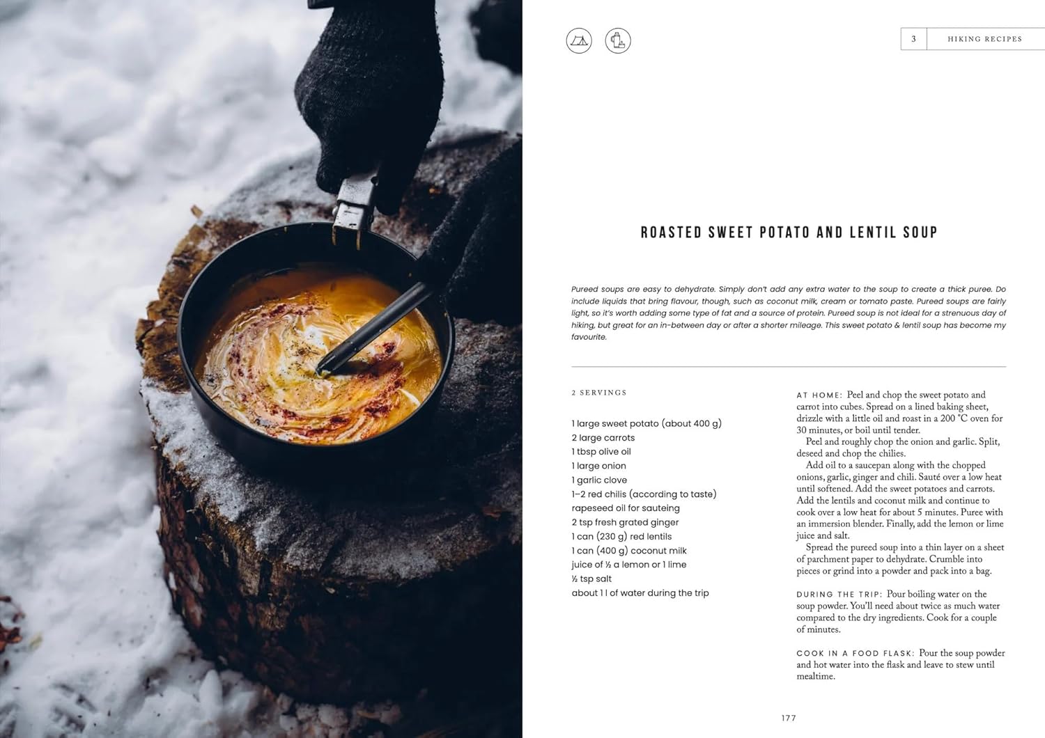 Food in the Woods – Vegetarian recipes from easy snacks to hiking meals - Aamu.co.uk - Cozy Publishing