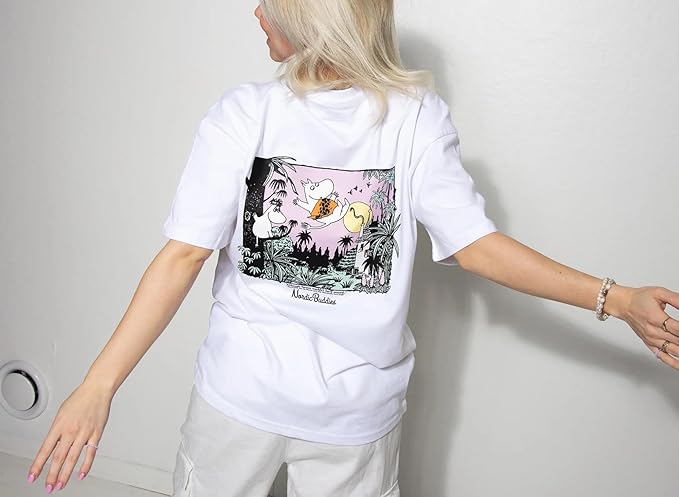 T-Shirt - Moomin Jungle - White - Aamu.co.uk - NordicBuddies