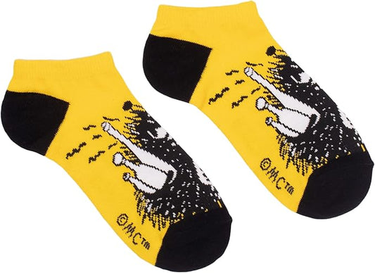 Stinky Pranking Men's Moomin Ankle Socks, Yellow, EU 40-45, UK 6.5-10 - Aamu.co.uk - NordicBuddies - Aamu.co.uk