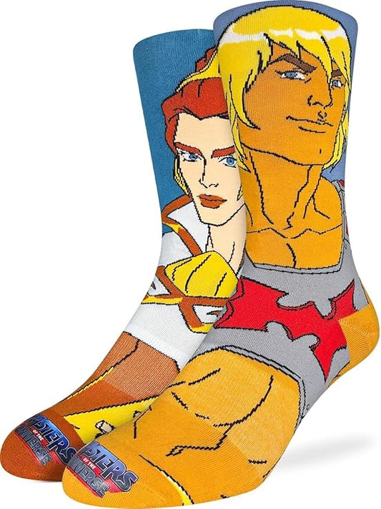 Good Luck Sock Men's Masters of the Universe & He-Man Socks, Adult, One Size - Aamu.co.uk - Good Luck Socks - Aamu.co.uk
