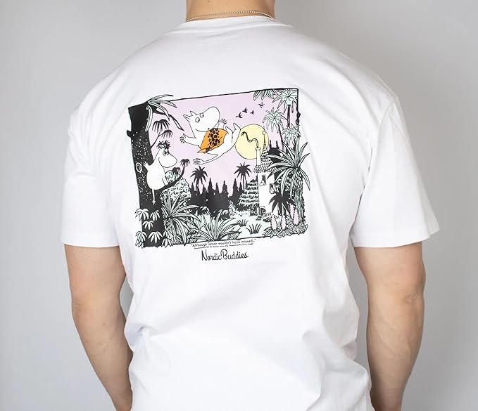 T-Shirt - Moomin Jungle - White - Aamu.co.uk - NordicBuddies