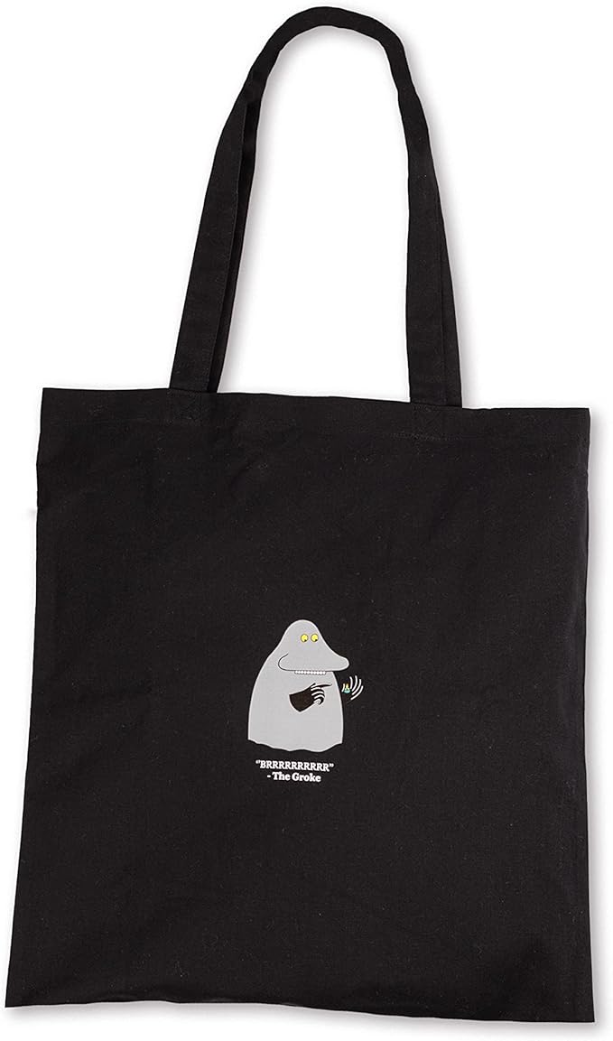 The Groke's Evening Walk Moomin Tote Bag, Black, One size - Aamu.co.uk - NordicBuddies - Aamu.co.uk