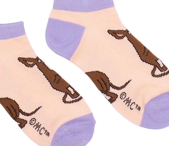 Sniff Happy Ladies Moomin Ankle Socks, Beige, EU36-42 - Aamu.co.uk - NordicBuddies - Aamu.co.uk