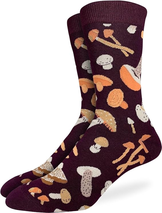 Good Luck Sock Men's Mushroom Socks, One size - Aamu.co.uk - Good Luck Socks - Aamu.co.uk