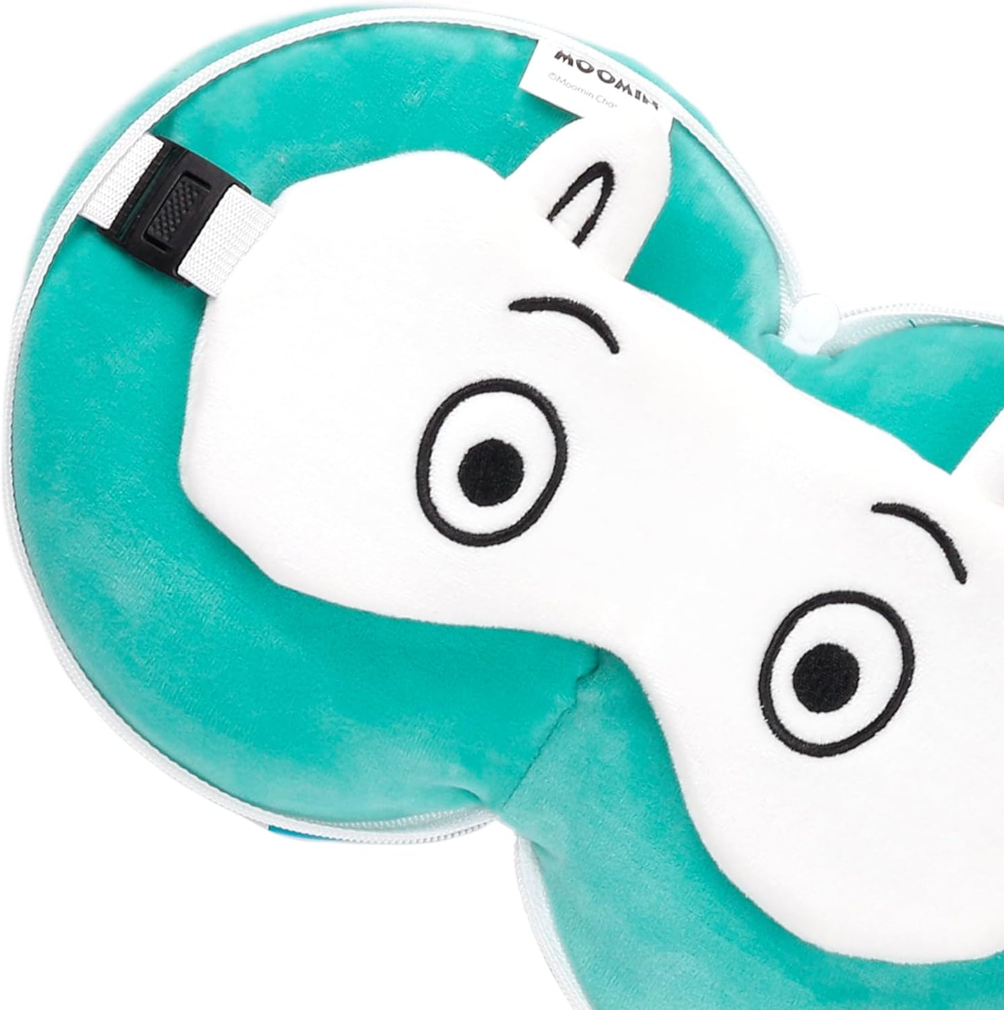 Relaxeazzz Moomin Plush Travel Pillow & Eye Mask - Aamu.co.uk - Puckator - Aamu.co.uk