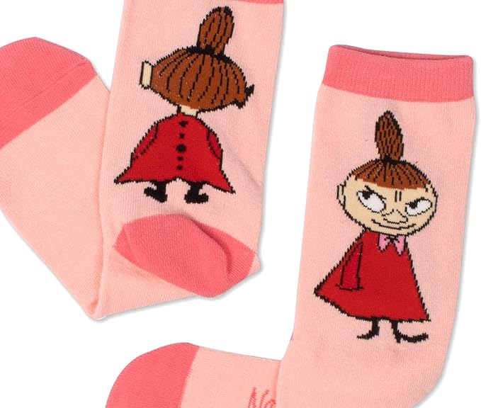 Little My Butt Ladies Moomin Socks, Pink, EU36-42 - Aamu.co.uk - NordicBuddies