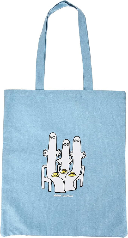 Hattifatteners Chilling Moomin Tote Bag, Blue, One size - Aamu.co.uk - NordicBuddies - Aamu.co.uk