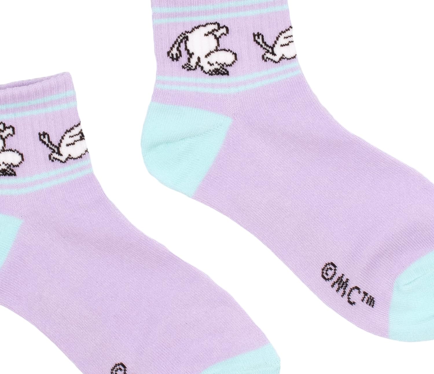 Moomintroll Ladies Moomin Retro Ankle Socks, Purple, EU36-42, UK3-9 - Aamu.co.uk - NordicBuddies - Aamu.co.uk