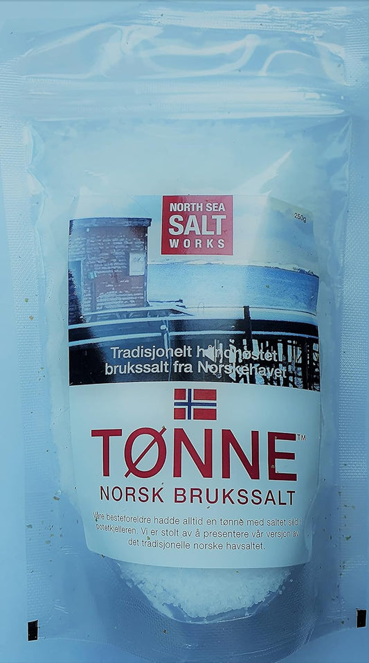 Tønne - Norwegian Coarse Sea Salt - 250g - Aamu.co.uk - North Sea Works - Aamu.co.uk