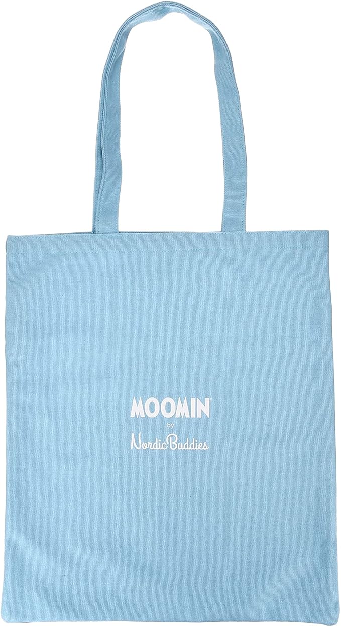 Hattifatteners Chilling Moomin Tote Bag, Blue, One size - Aamu.co.uk - NordicBuddies - Aamu.co.uk