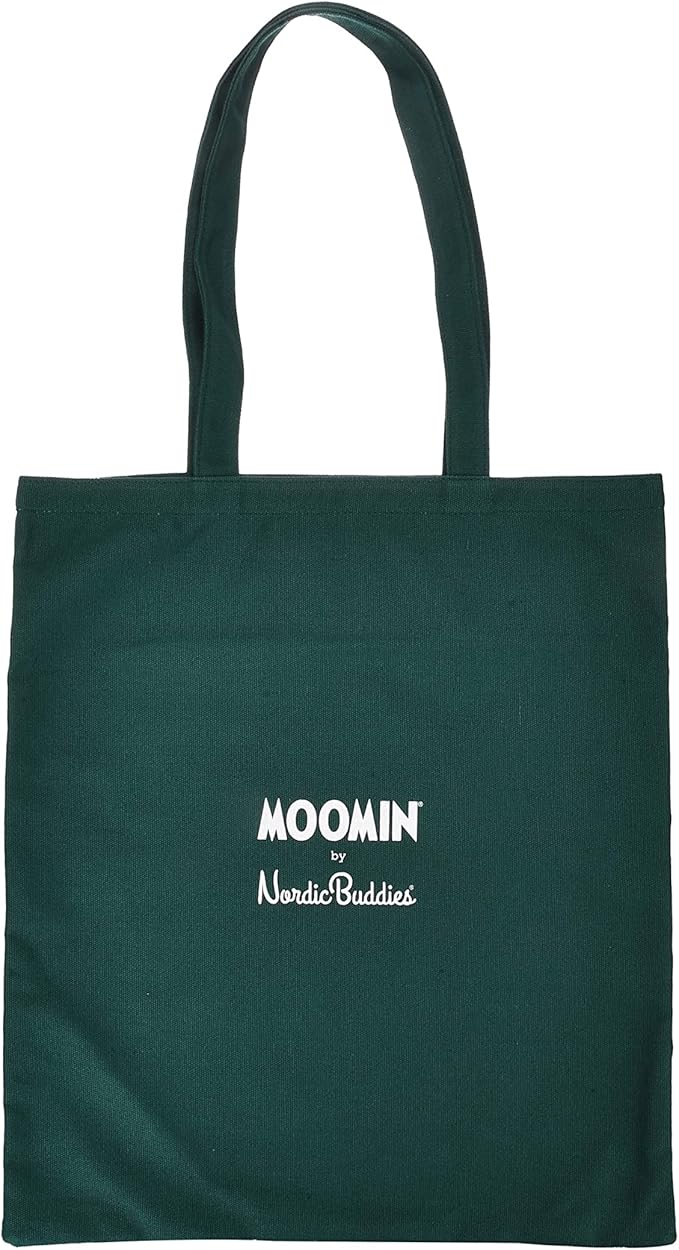 Snufkin Travelling Moomin Tote Bag, Green, One size… - Aamu.co.uk - NordicBuddies - Aamu.co.uk