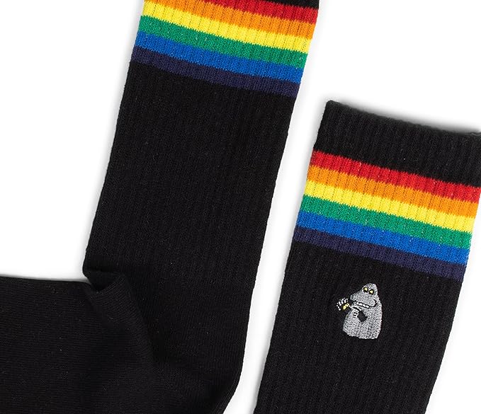 The Groke Retro Men's Moomin Socks, Black, EU40-45, UK 6.5-10 - Aamu.co.uk - NordicBuddies - Aamu.co.uk