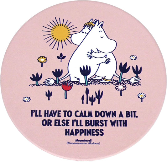 Moomin Hug Ceramic Single Coffee Mug Coaster - Aamu.co.uk - Half Moon Bay - Aamu.co.uk