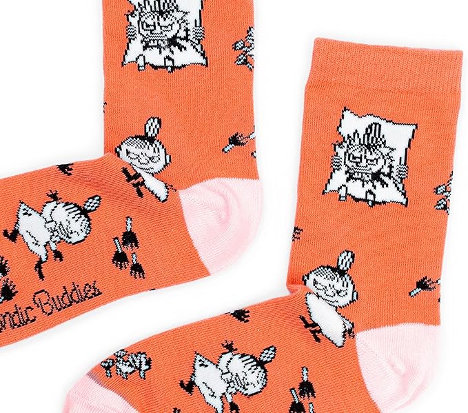 Little My Happiness Ladies Moomin Socks, Red, EU36-42 - Aamu.co.uk - NordicBuddies
