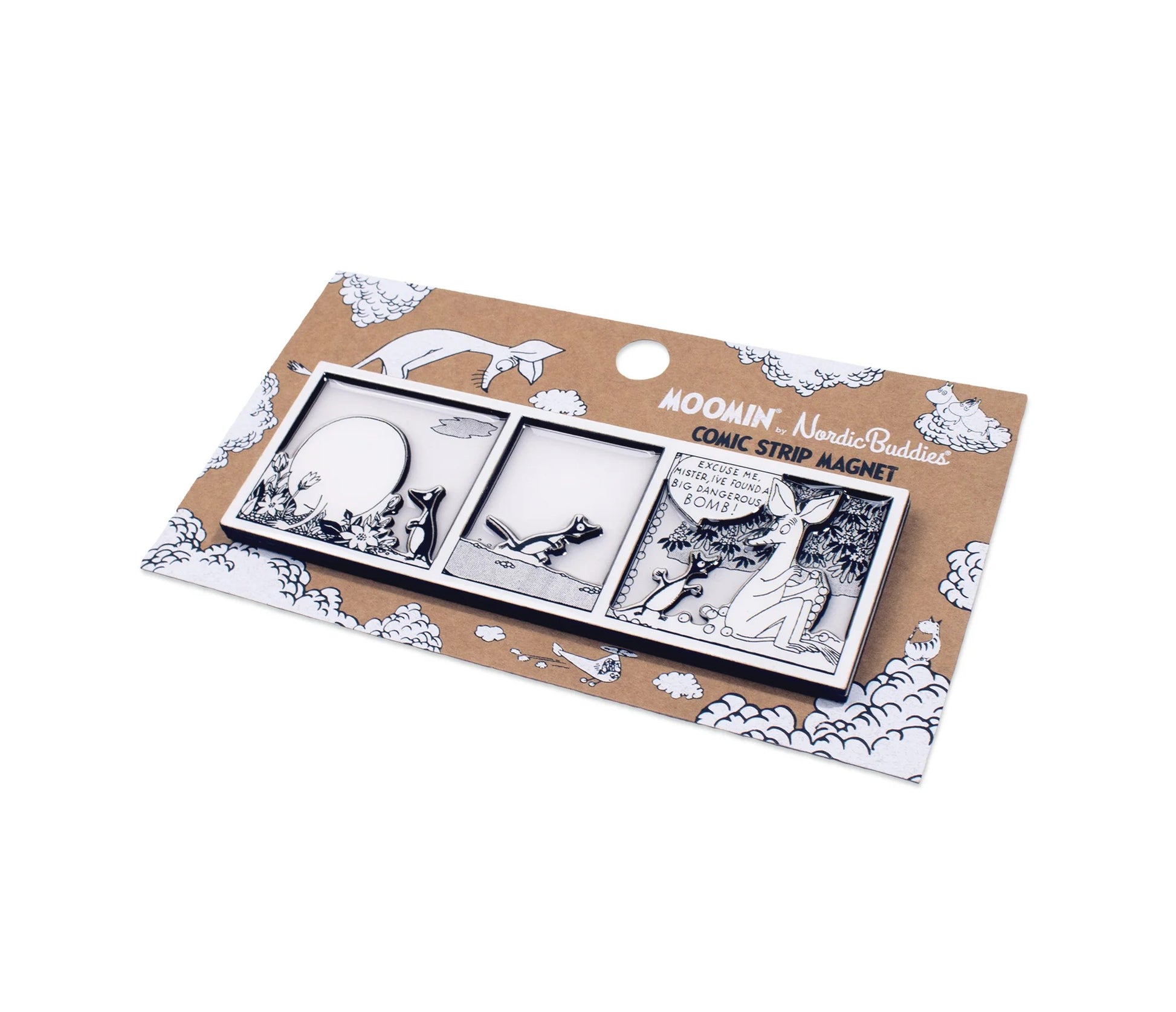 Comic strip fridge magnet - Moomin (Copy) - Aamu.co.uk - NordicBuddies - Aamu.co.uk