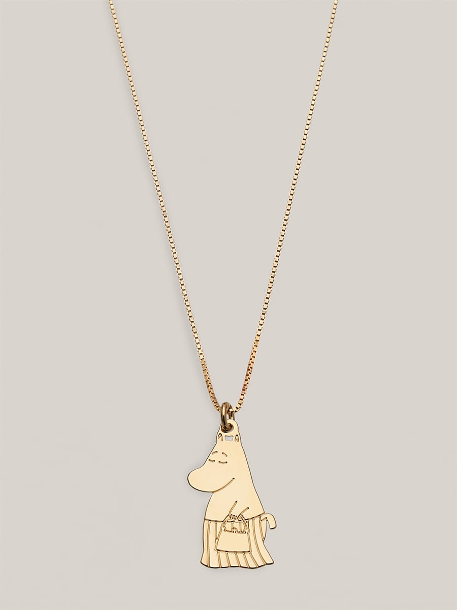 Moomin x MALAIKARAISS - Necklace - Moominmamma Standing - Aamu.co.uk - Malaika Raiss - Aamu.co.uk