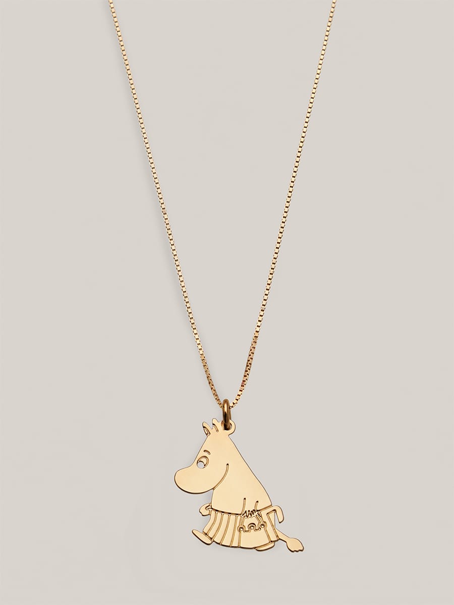 Moomin x MALAIKARAISS - Necklace - Moominmamma Walking - Aamu.co.uk - Malaika Raiss - Aamu.co.uk