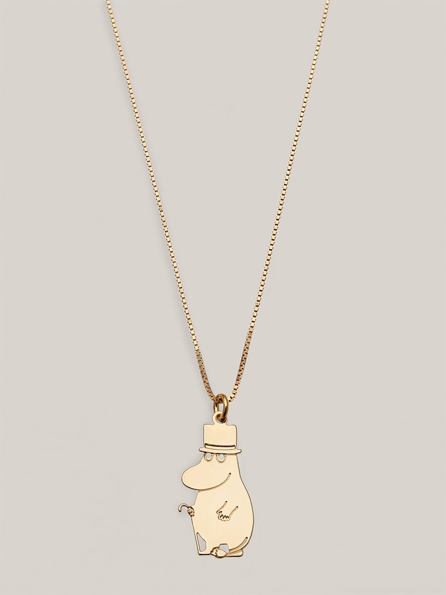 Moomin x MALAIKARAISS - Necklace - Moominpappa - Aamu.co.uk - Malaika Raiss - Aamu.co.uk